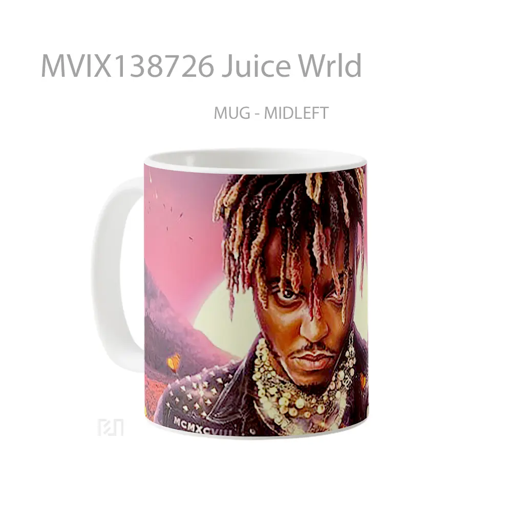 Mug Juice Wrld Gelas Keramik Unik - All-side / Desain