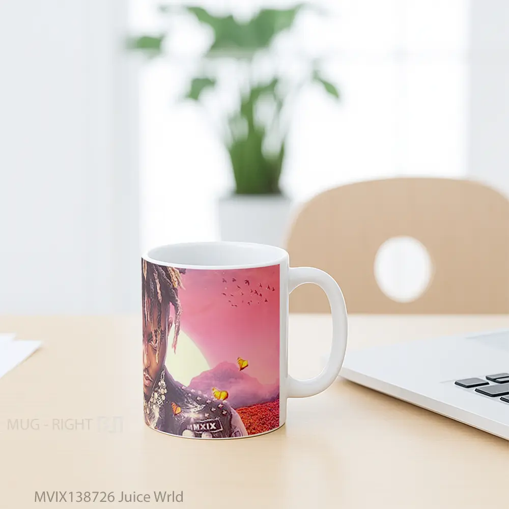 Mug Juice Wrld Gelas Keramik Unik - All-side / Desain