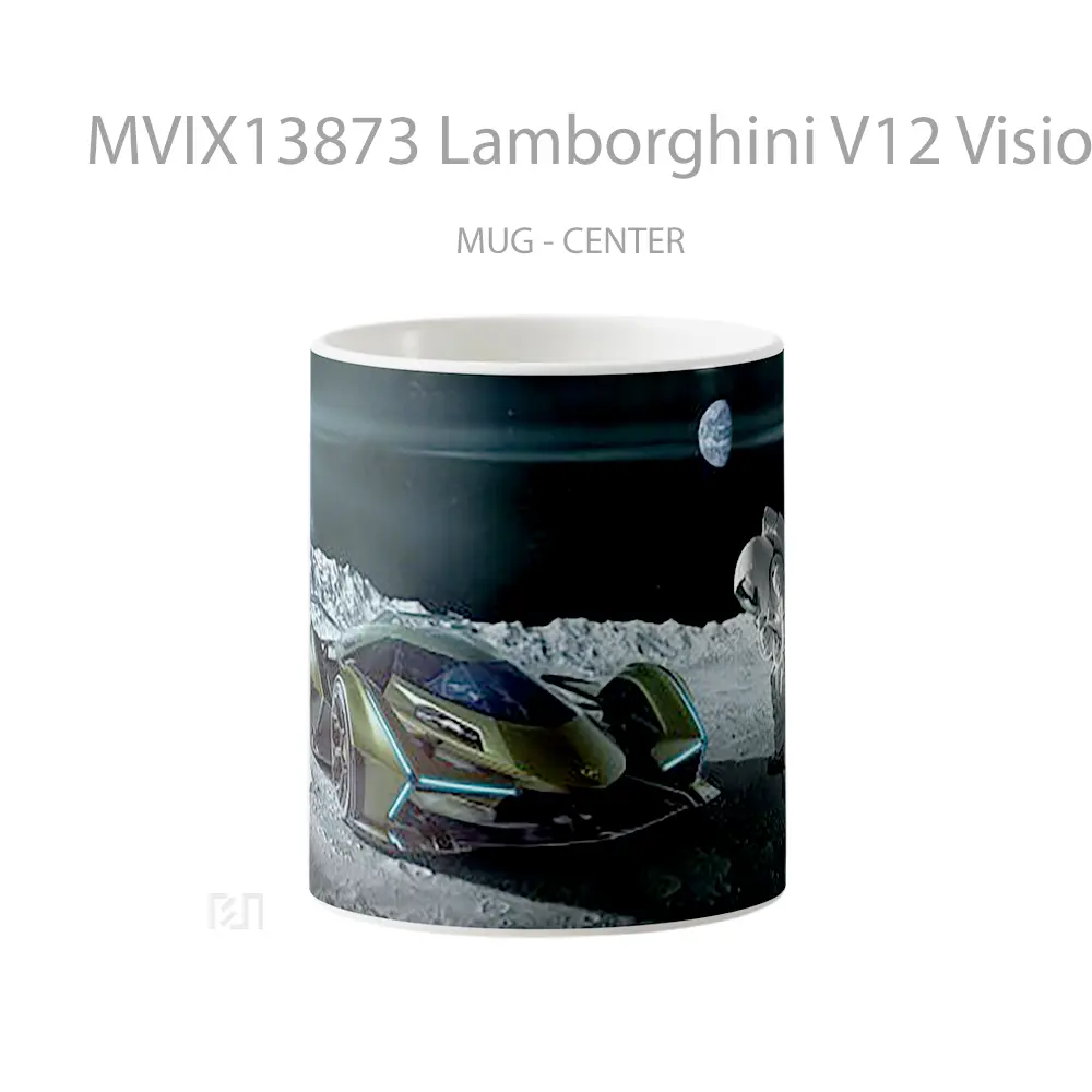 Mug Lamborghini V12 Vision Gran Turismo Gelas Superhero