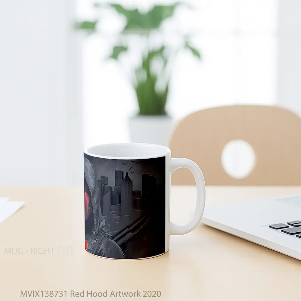 Mug Red Hood Artwork 2020 Gelas Superhero - All-side / Desain