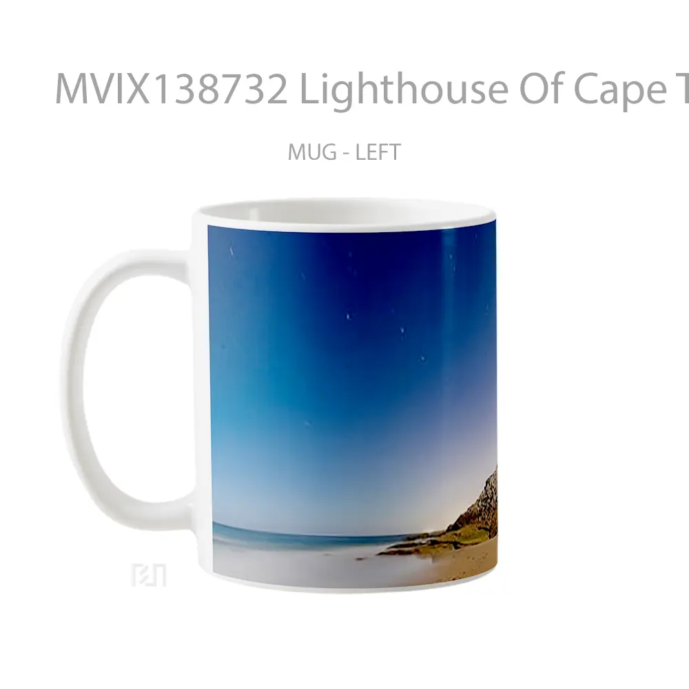 Mug Lighthouse Of Cape Trafalgar Gelas Keramik Unik - All-side / Desain