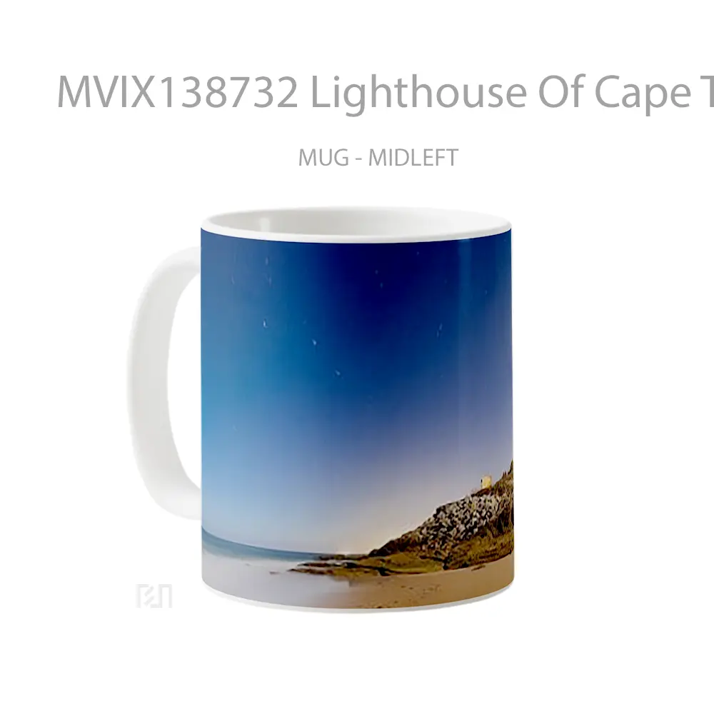 Mug Lighthouse Of Cape Trafalgar Gelas Keramik Unik - All-side / Desain