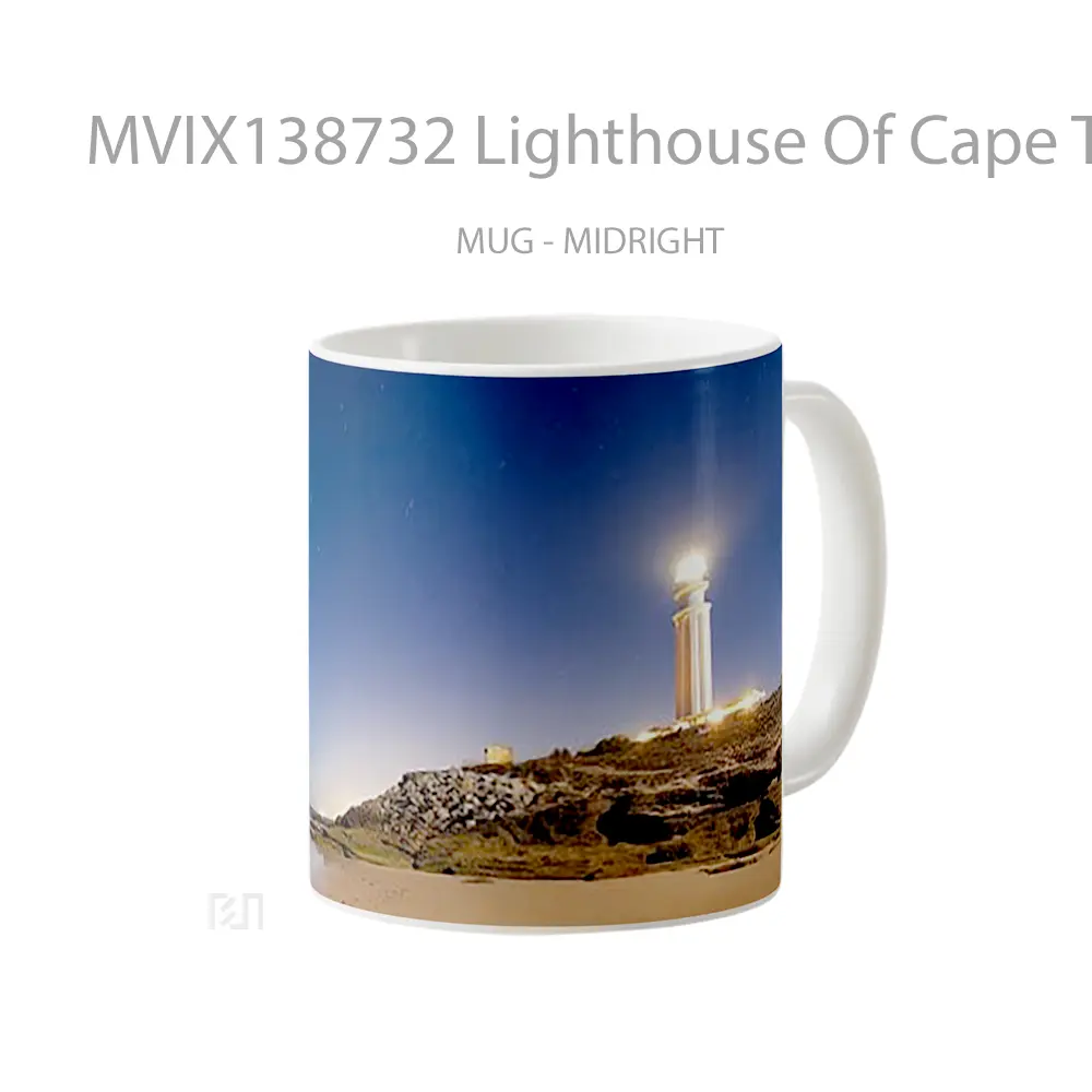 Mug Lighthouse Of Cape Trafalgar Gelas Keramik Unik - All-side / Desain