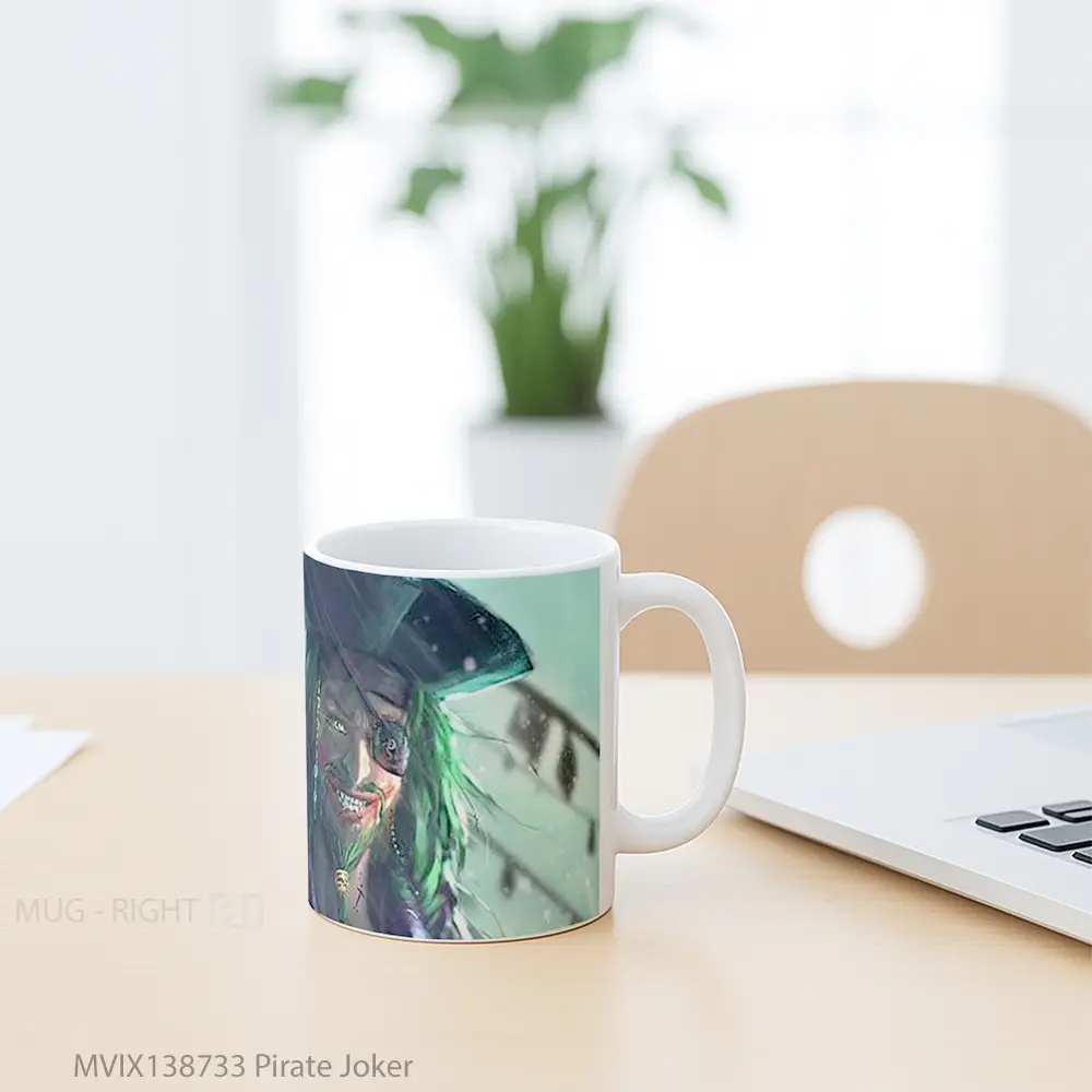 Mug Pirate Joker Gelas Superhero - All-side / Desain