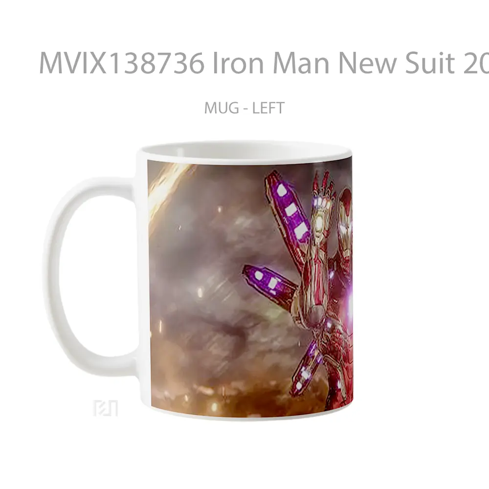 Mug Iron Man New Suit 2020 Gelas Superhero - All-side / Desain
