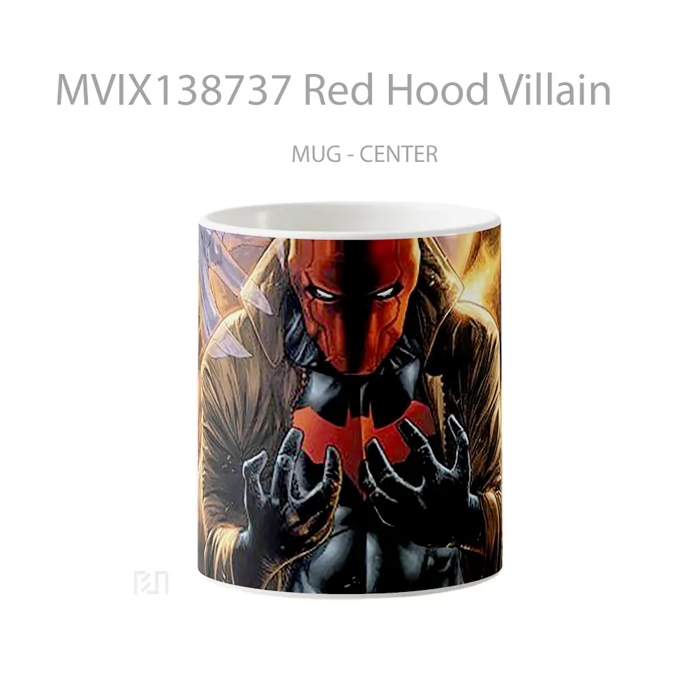 Mug Red Hood Villain Gelas Superhero