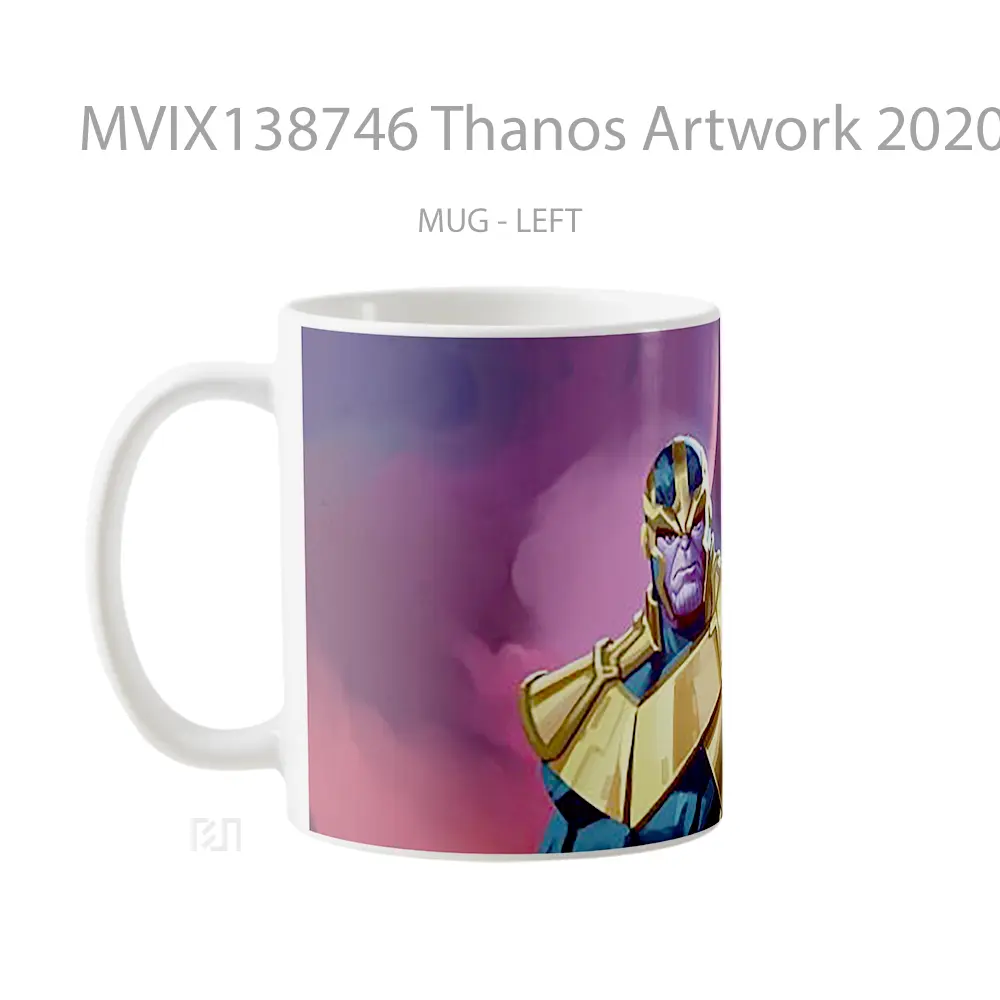 Mug Thanos Artwork 2020 Gelas Seni Modern - All-side / Desain