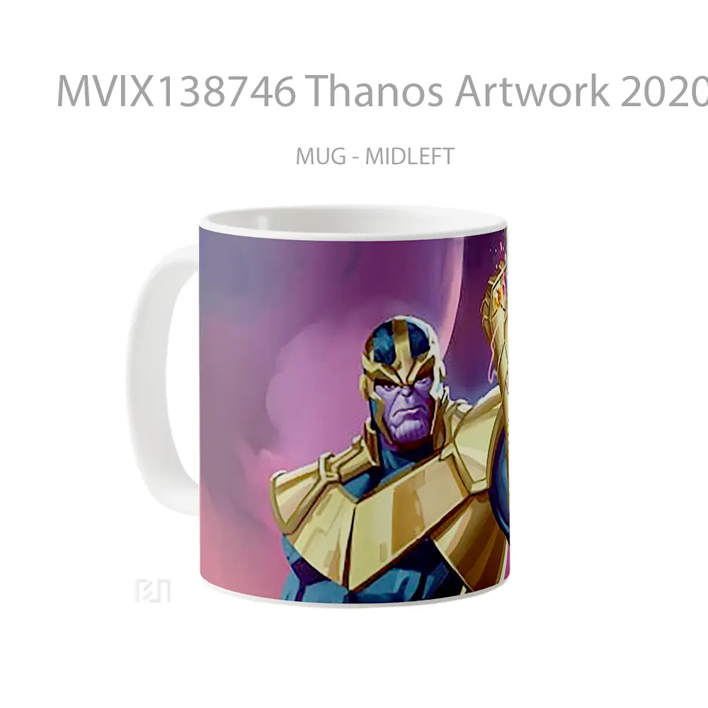 Mug Thanos Artwork 2020 Gelas Seni Modern - All-side / Desain
