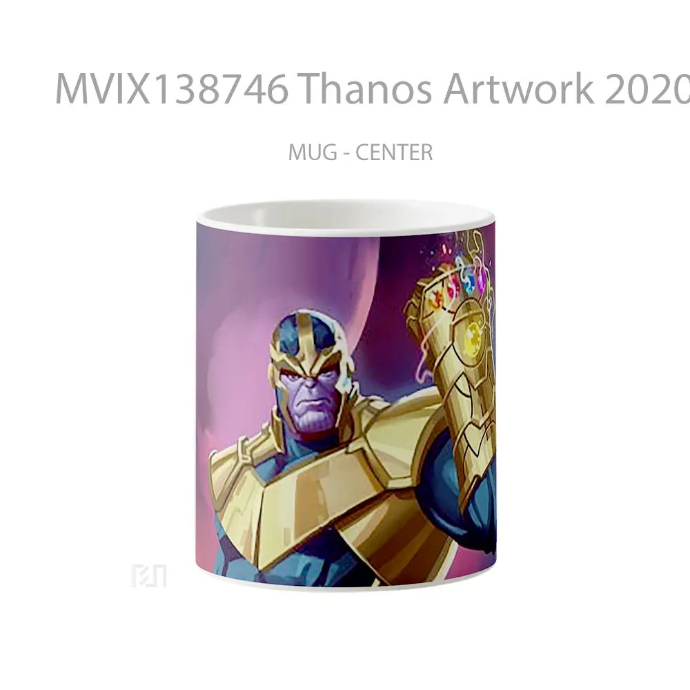Mug Thanos Artwork 2020 Gelas Seni Modern