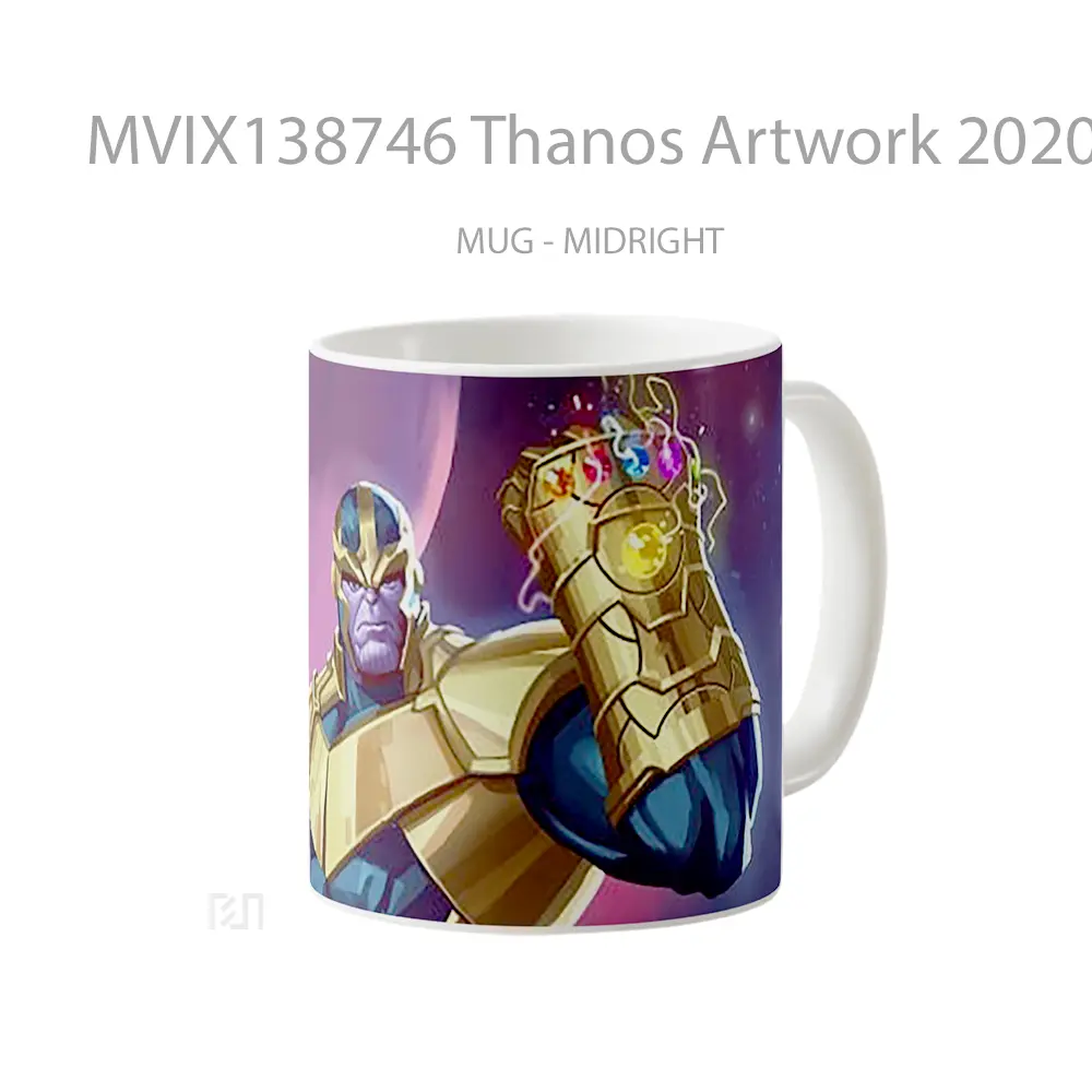 Mug Thanos Artwork 2020 Gelas Seni Modern - All-side / Desain