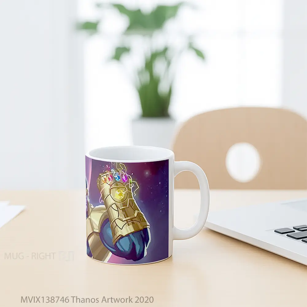 Mug Thanos Artwork 2020 Gelas Seni Modern - All-side / Desain