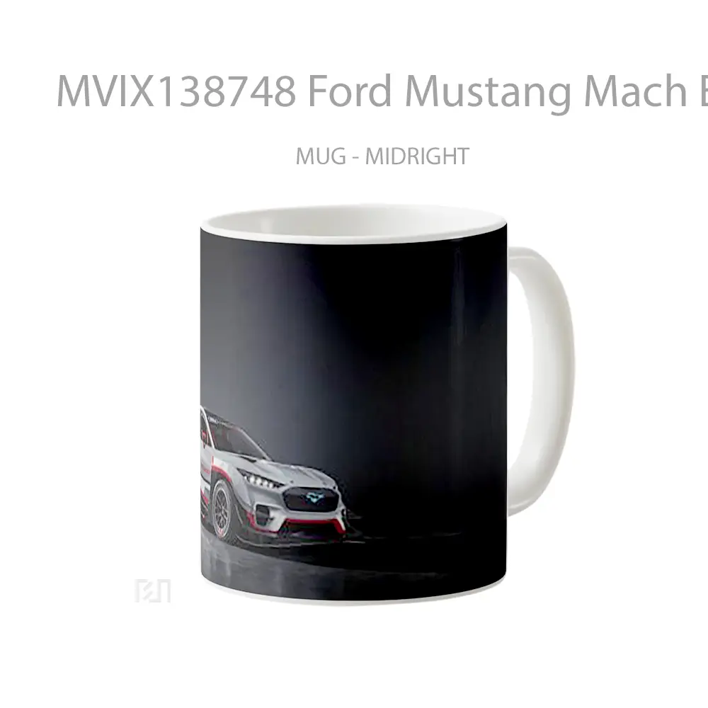 Mug Ford Mustang Mach E 1400 Prototype 2020 Cangkir Mobil - All-side / Desain