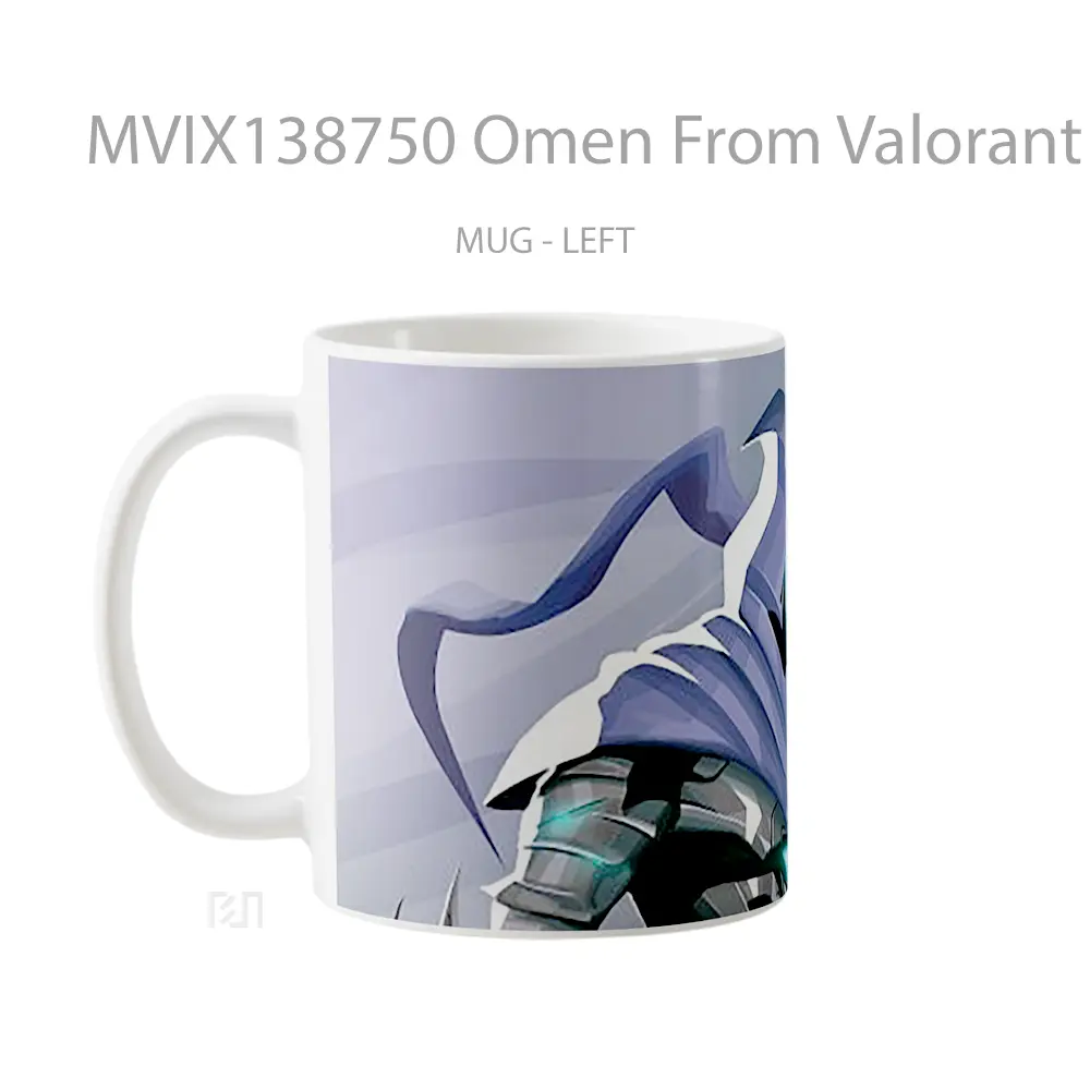 Mug Omen From Valorant Artwork Cangkir Gamer - All-side / Desain