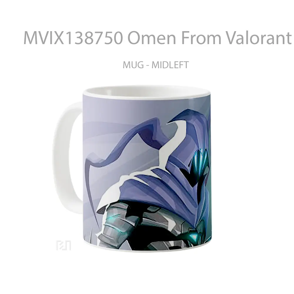 Mug Omen From Valorant Artwork Cangkir Gamer - All-side / Desain