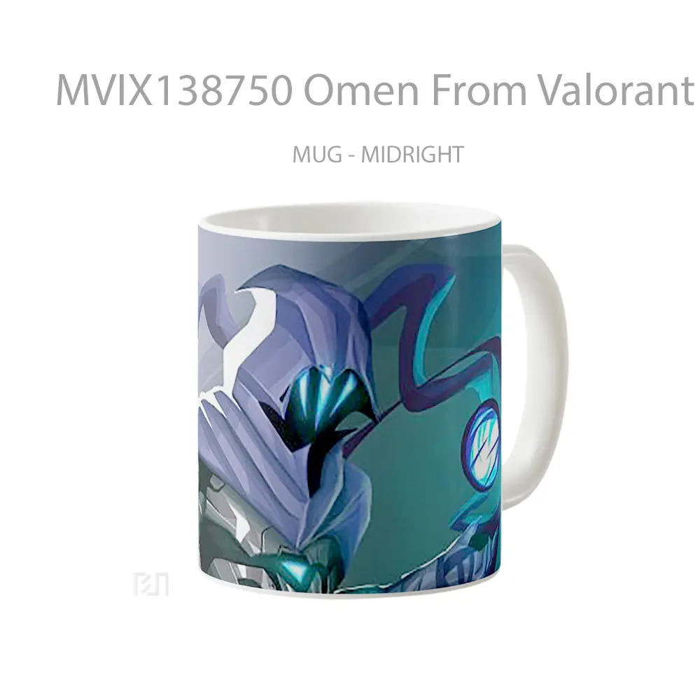 Mug Omen From Valorant Artwork Cangkir Gamer - All-side / Desain