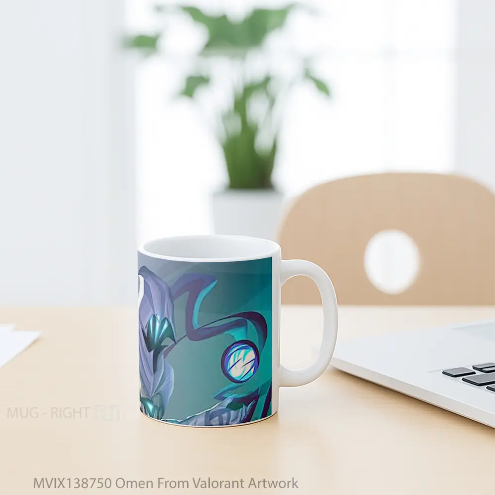Mug Omen From Valorant Artwork Cangkir Gamer - All-side / Desain