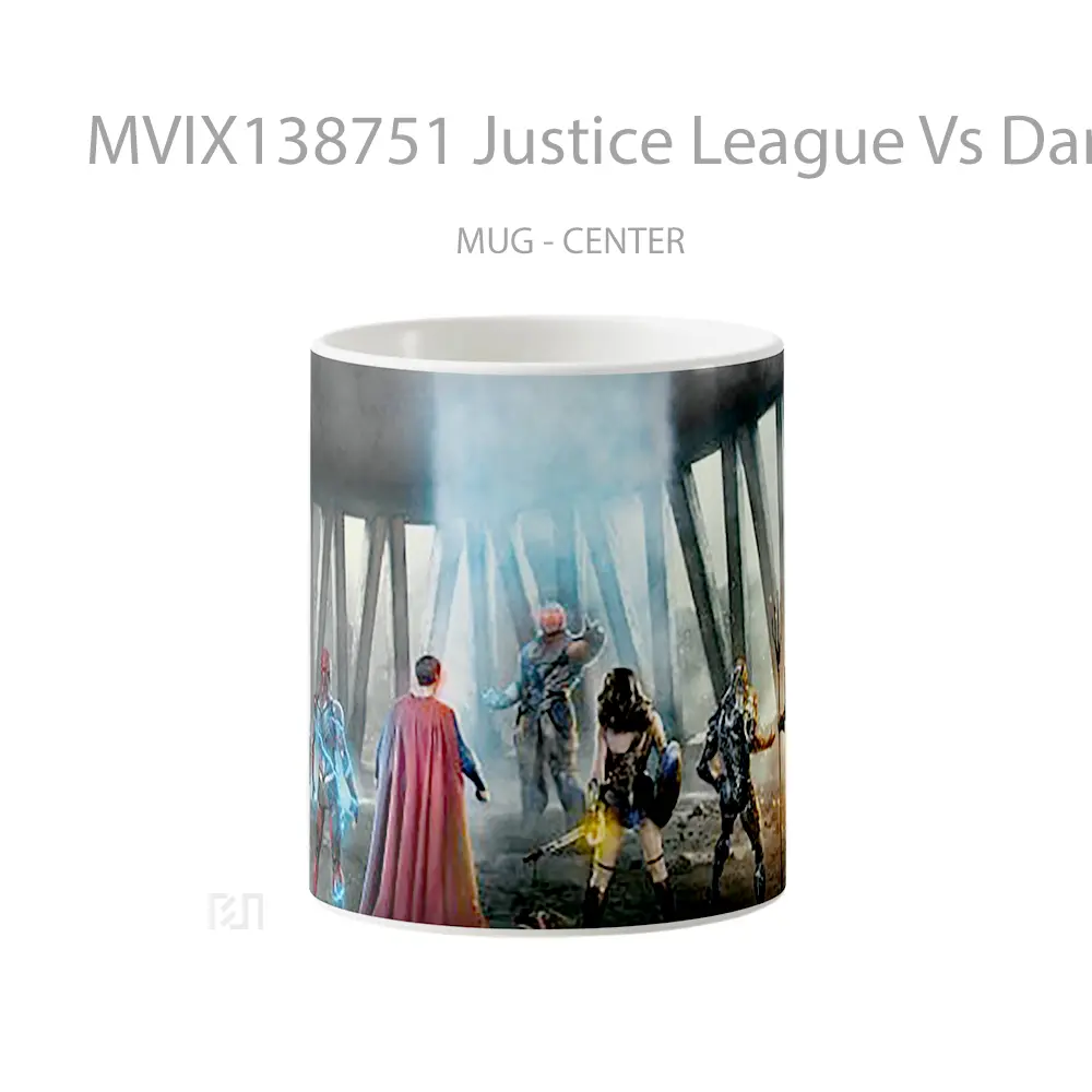 Mug Justice League Vs Darkseid Gelas Superhero