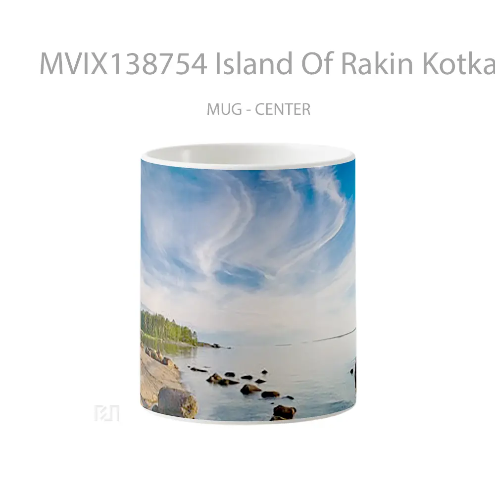 Mug Keramik Premium SNI - Mug Island Of Rakin Kotka Gelas Pemandangan Alam