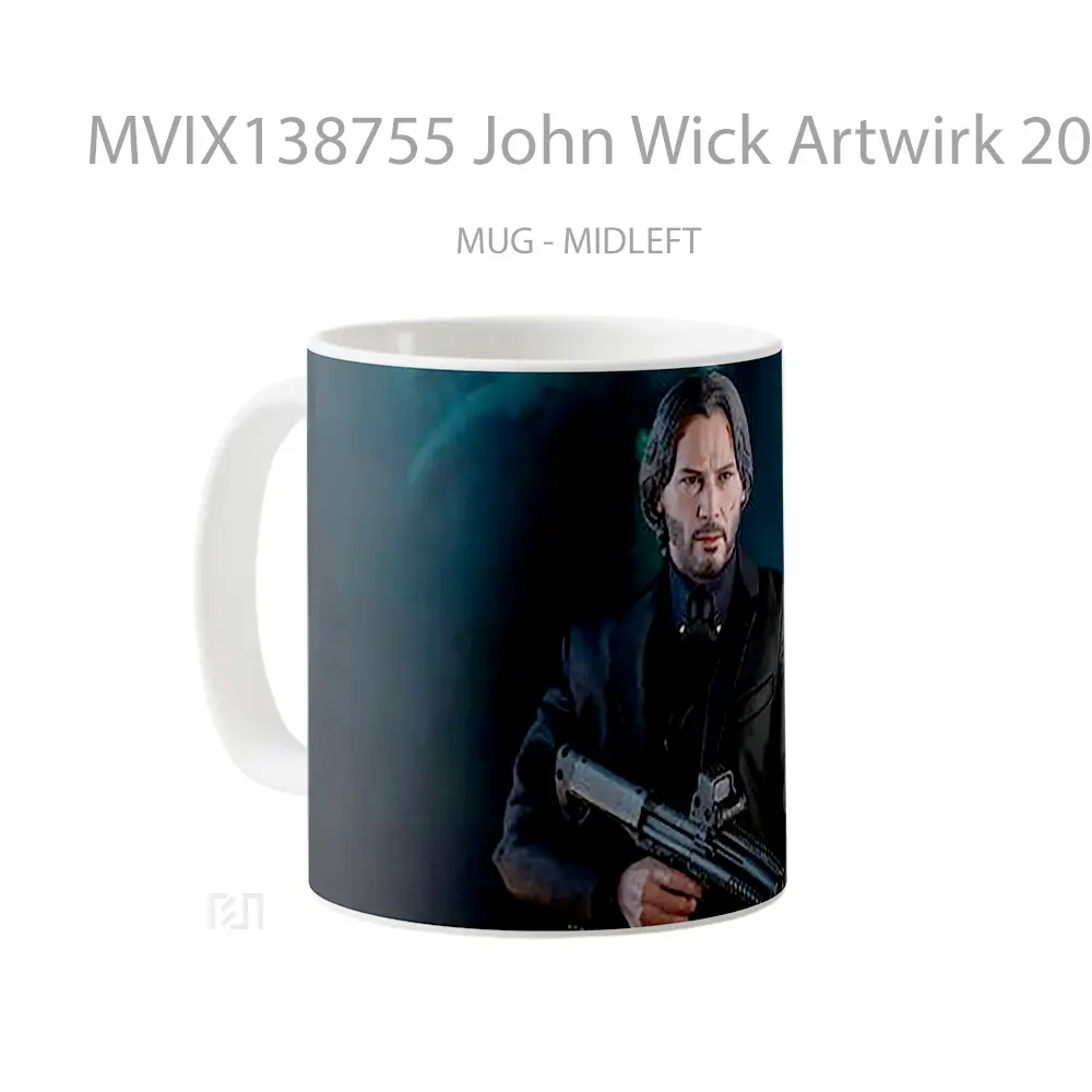 Mug John Wick Artwirk 2020 Gelas Keramik Unik - All-side / Desain
