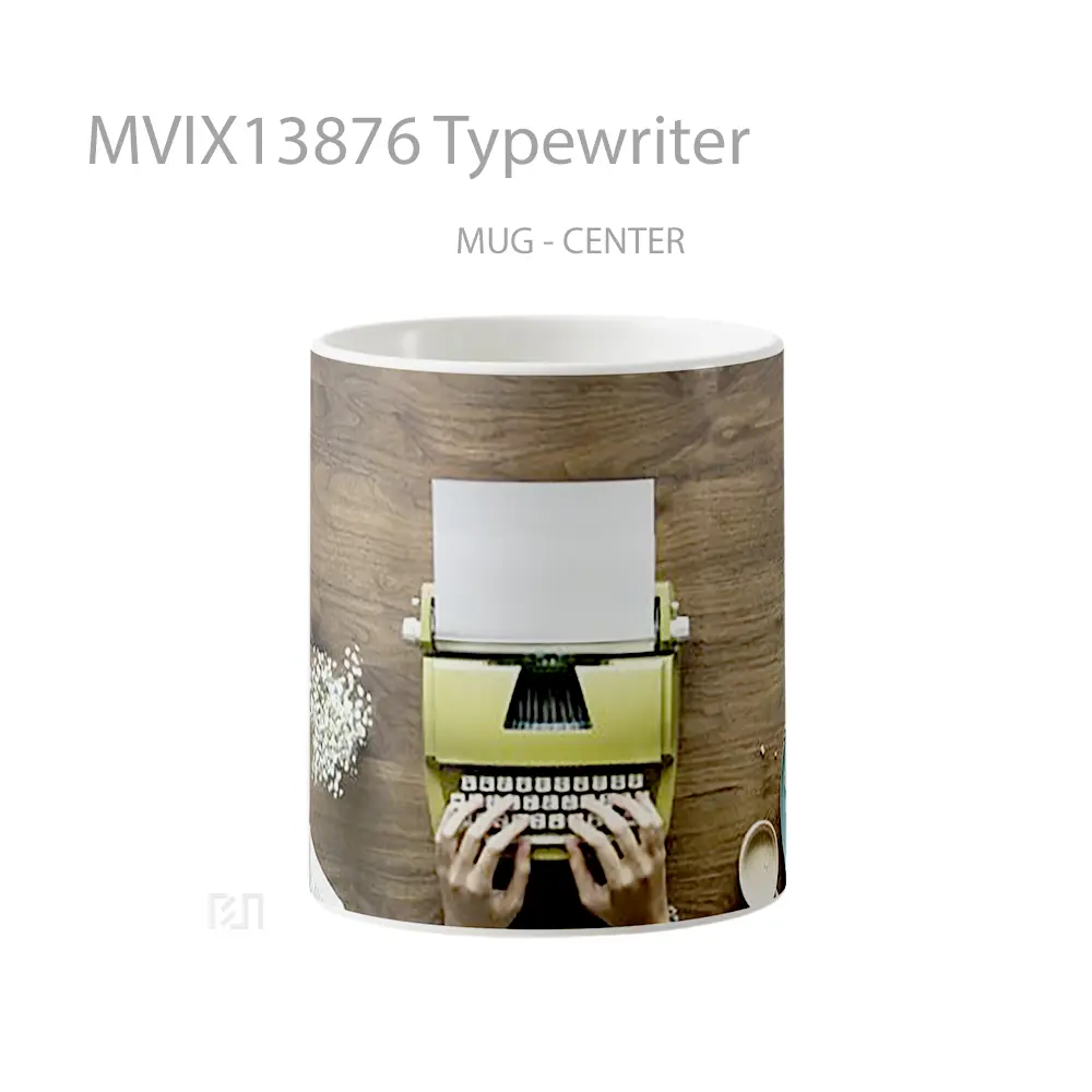 Mug Typewriter Gelas Keramik Unik