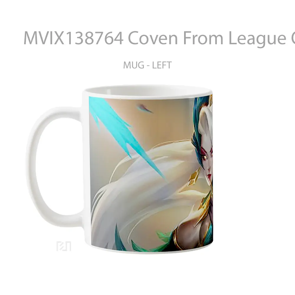 Mug Coven From League Of Legends Cangkir Gamer - All-side / Desain