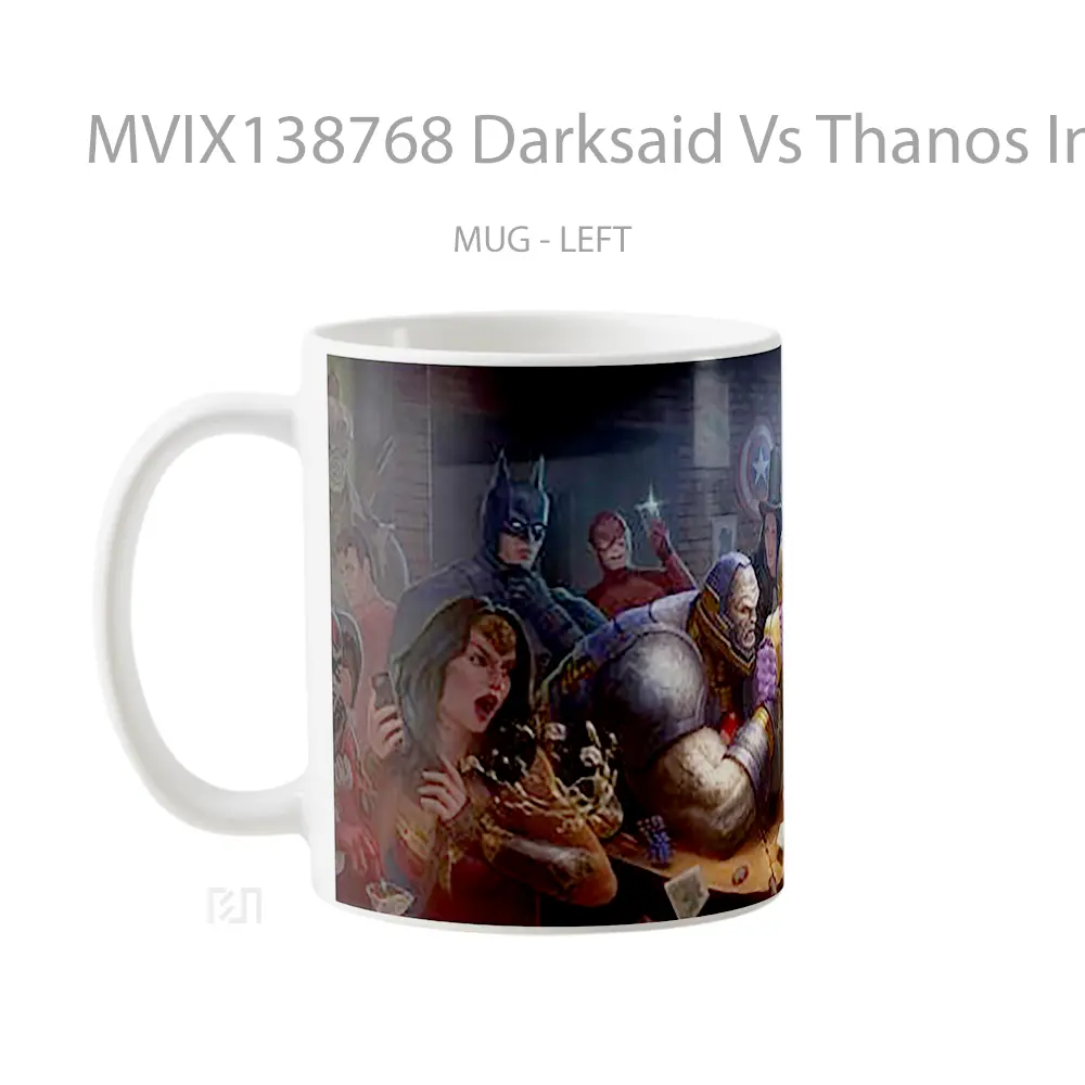 Mug Darksaid Vs Thanos In Bar Gelas Keramik Unik - All-side / Desain