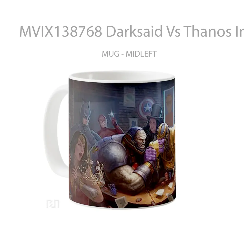 Mug Darksaid Vs Thanos In Bar Gelas Keramik Unik - All-side / Desain