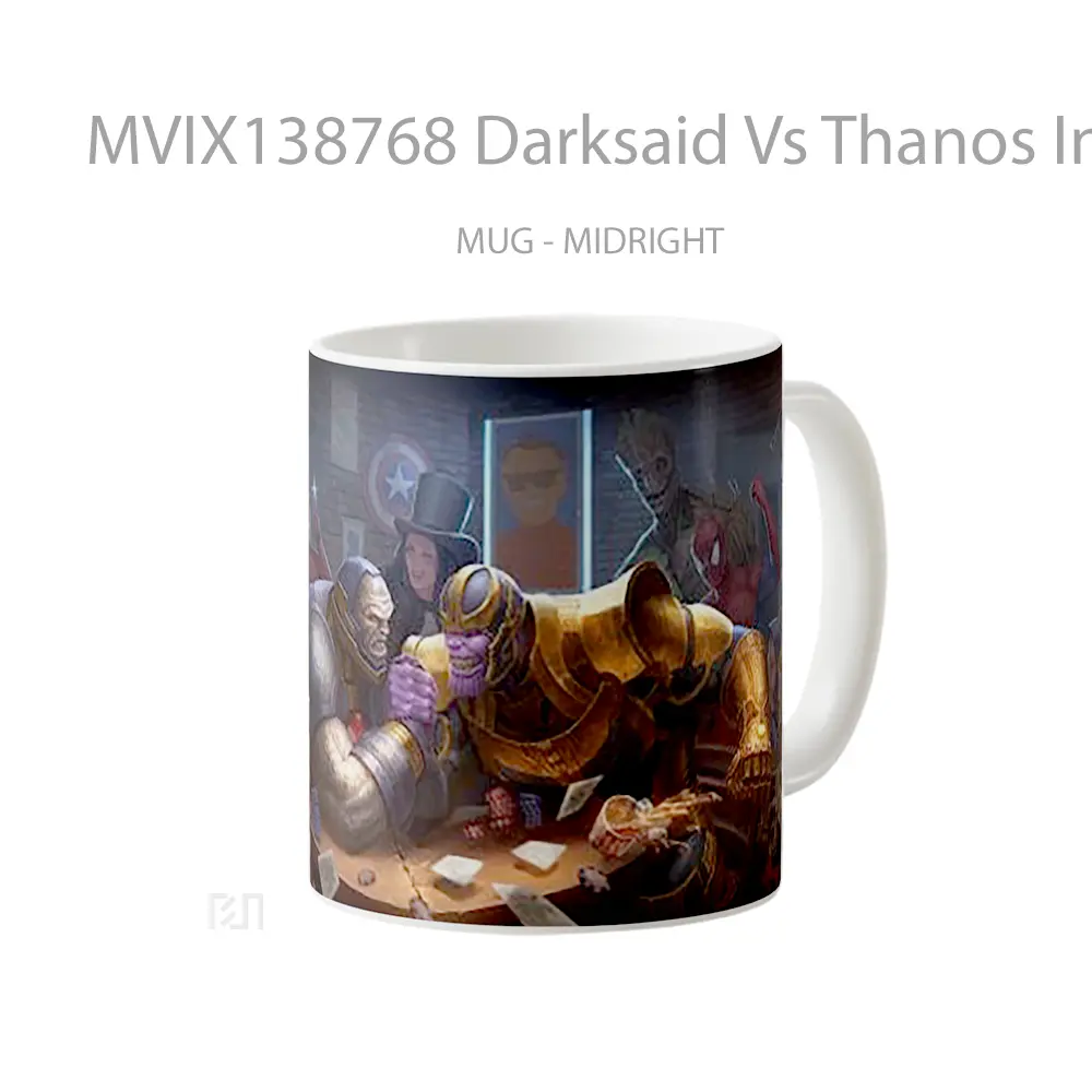 Mug Darksaid Vs Thanos In Bar Gelas Keramik Unik - All-side / Desain