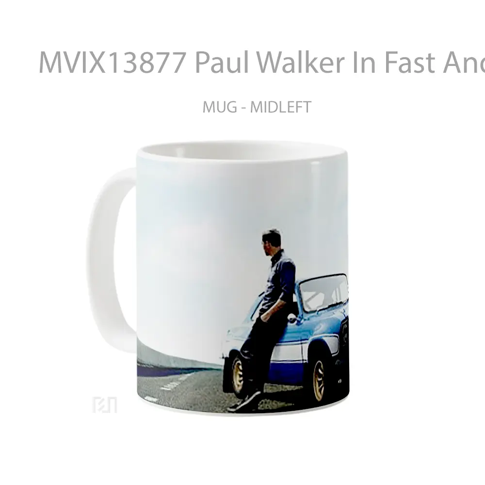 Mug Paul Walker In Fast And Furious 6 Gelas Keramik Unik - All-side / Desain