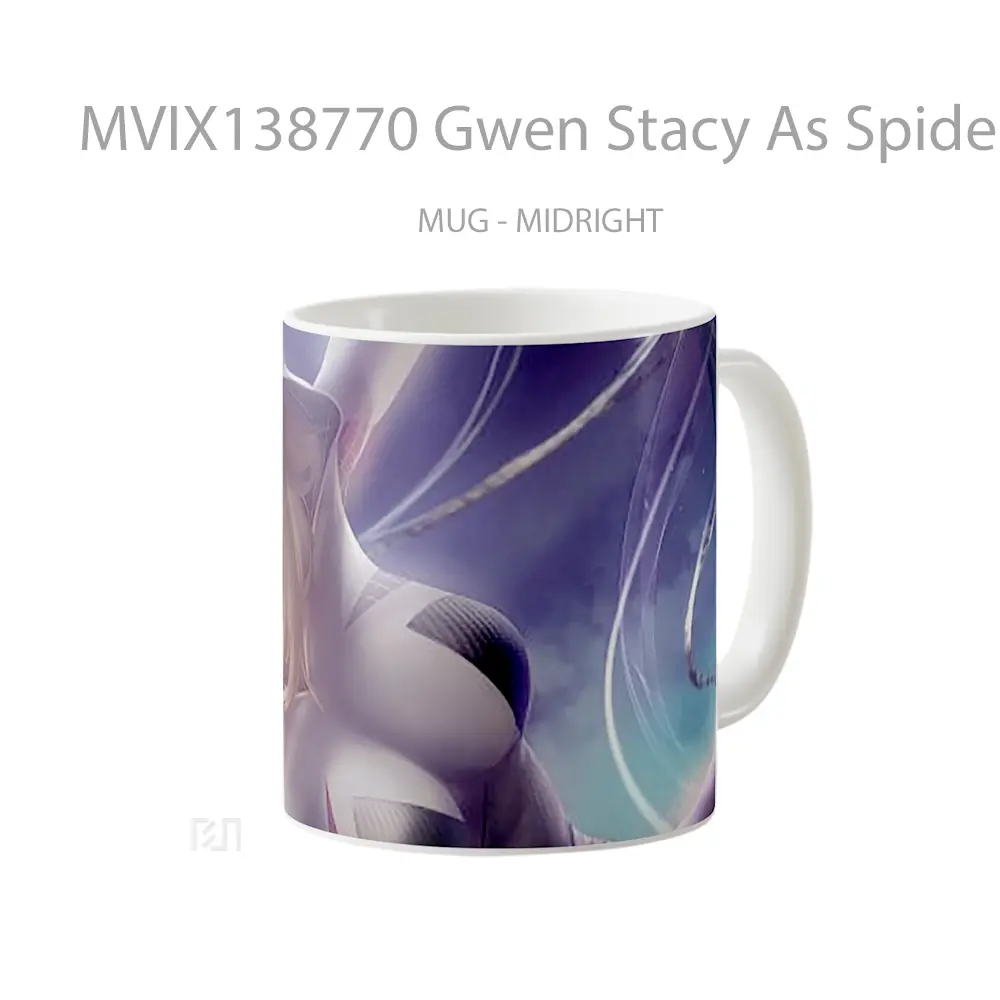 Mug Gwen Stacy As Spider Gwen Gelas Superhero - All-side / Desain