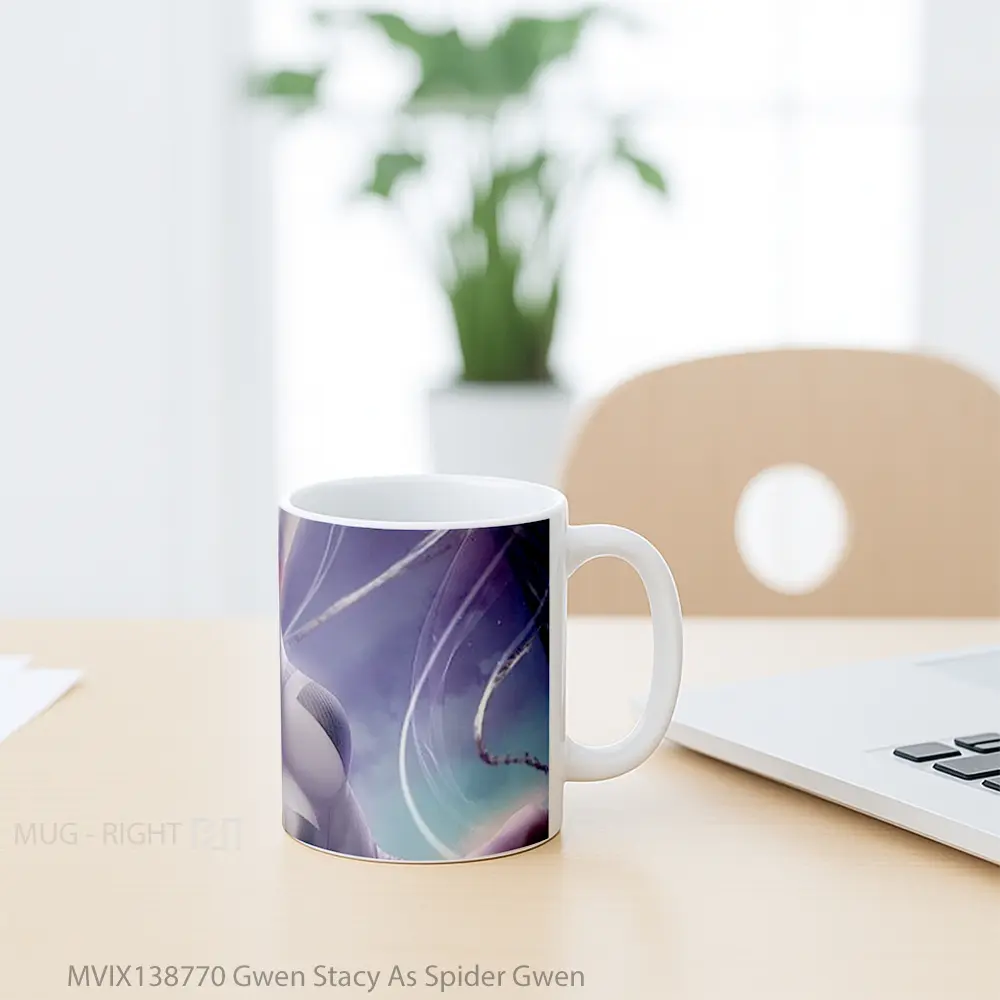 Mug Gwen Stacy As Spider Gwen Gelas Superhero - All-side / Desain