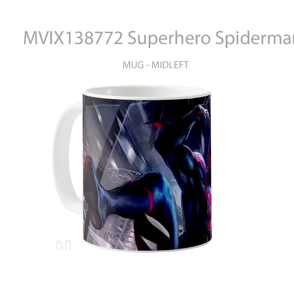 Mug Superhero Spiderman 2099 Gelas Superhero - All-side / Desain