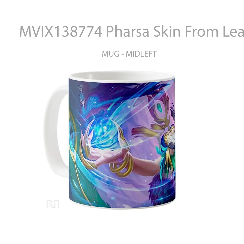 Mug Pharsa Skin From League Of Legends Cangkir Gamer - All-side / Desain
