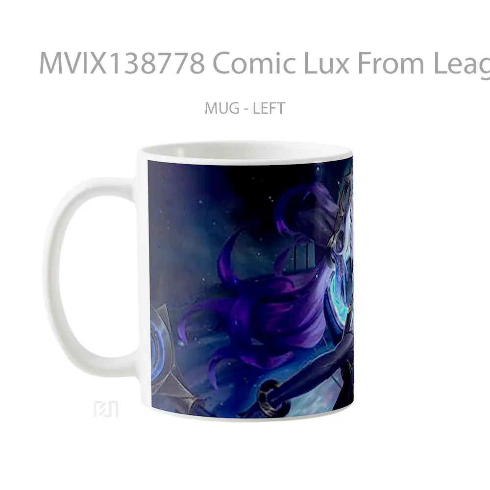 Mug Comic Lux From League Of Legends Cangkir Gamer - All-side / Desain