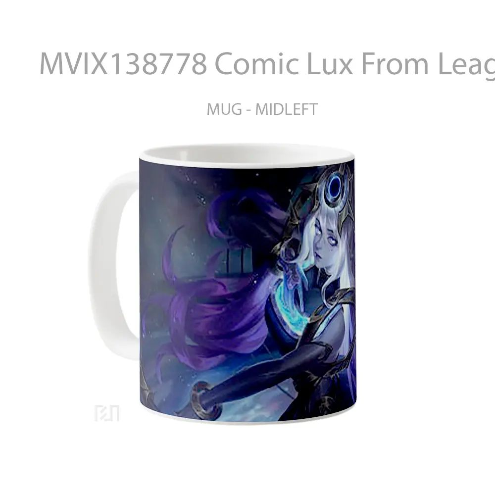 Mug Comic Lux From League Of Legends Cangkir Gamer - All-side / Desain