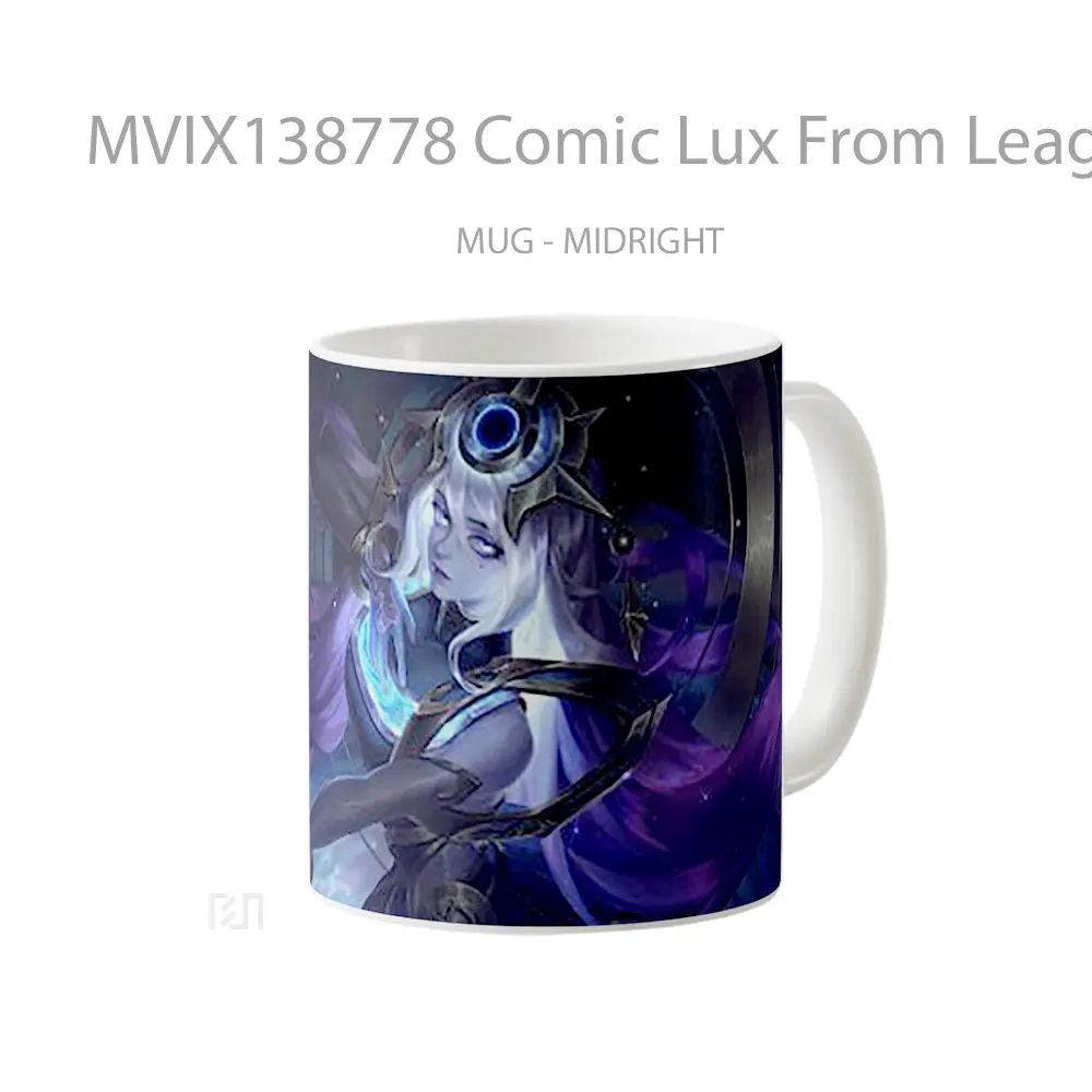 Mug Comic Lux From League Of Legends Cangkir Gamer - All-side / Desain