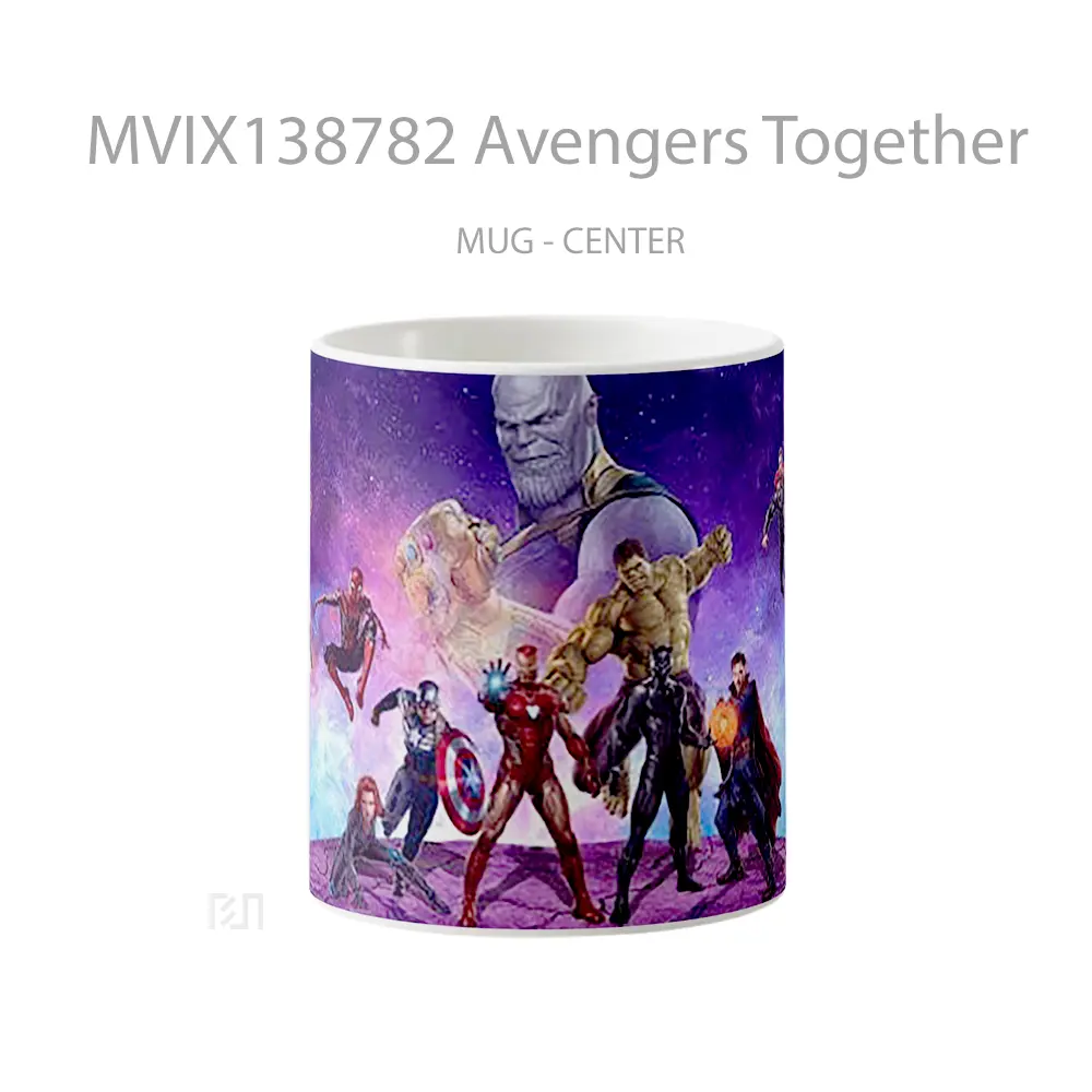 Mug Avengers Together Gelas Superhero