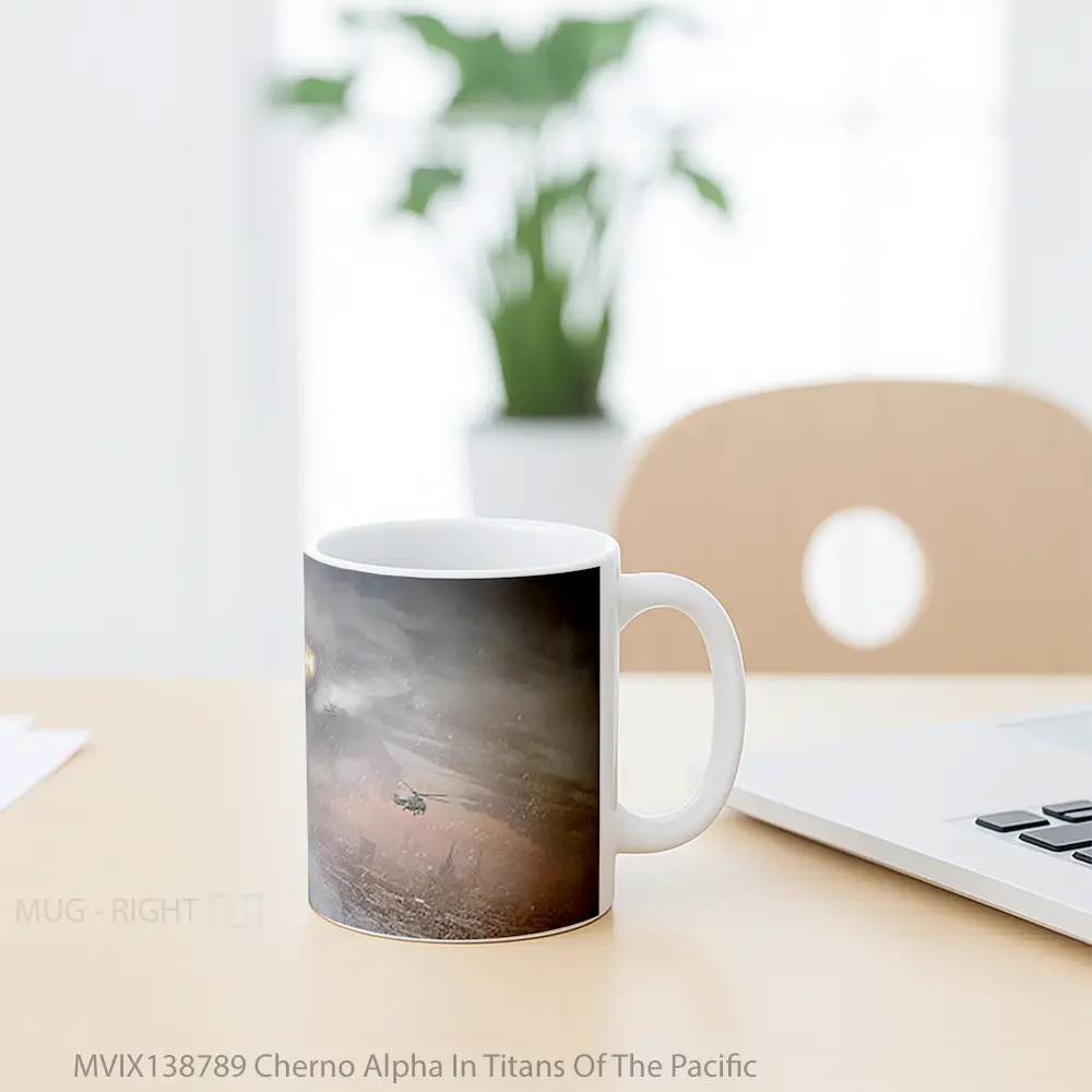 Mug Cherno Alpha In Titans Of The Pacific Gelas Keramik Unik - All-side / Desain