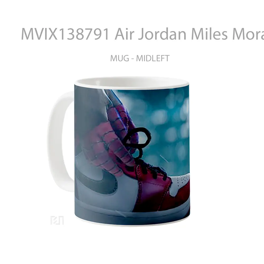 Mug Air Jordan Miles Morales As Spiderman Gelas Superhero - All-side / Desain