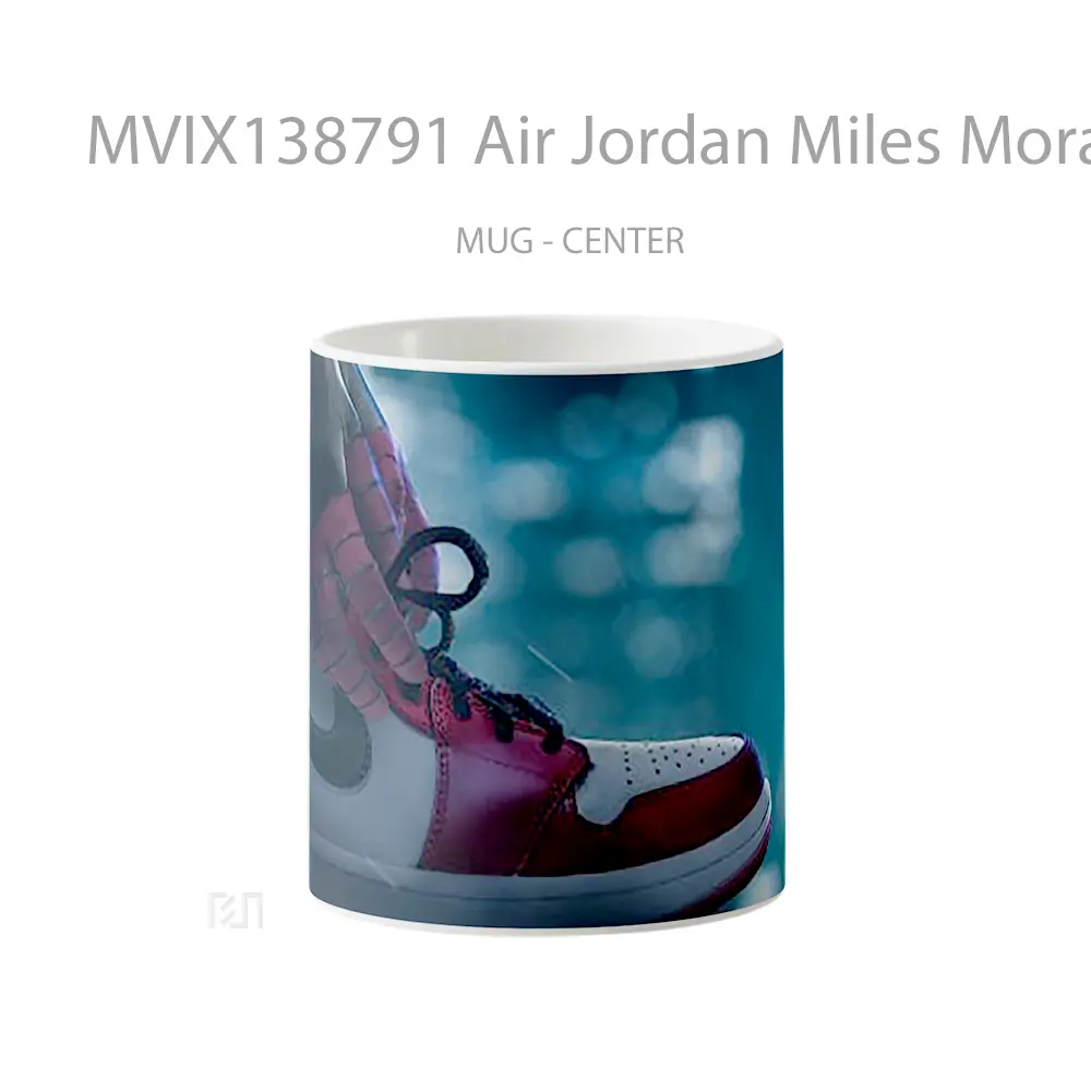 Mug Air Jordan Miles Morales As Spiderman Gelas Superhero