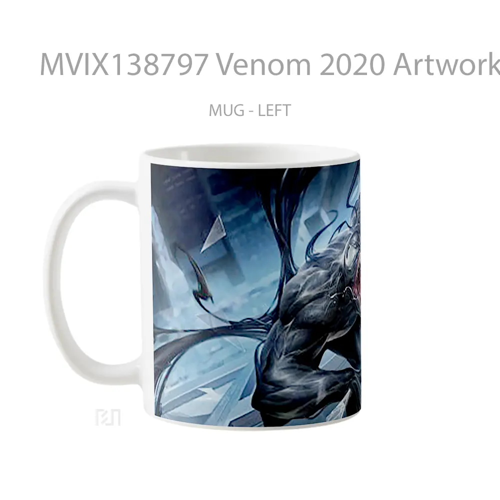 Mug Venom 2020 Artwork Gelas Superhero - All-side / Desain