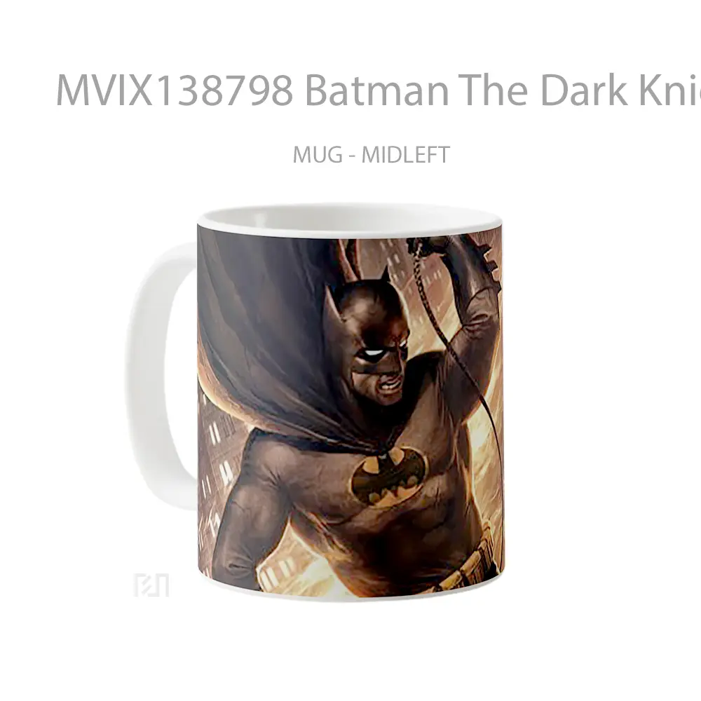 Mug Batman The Dark Knight Returns In City Gelas Superhero - All-side / Desain