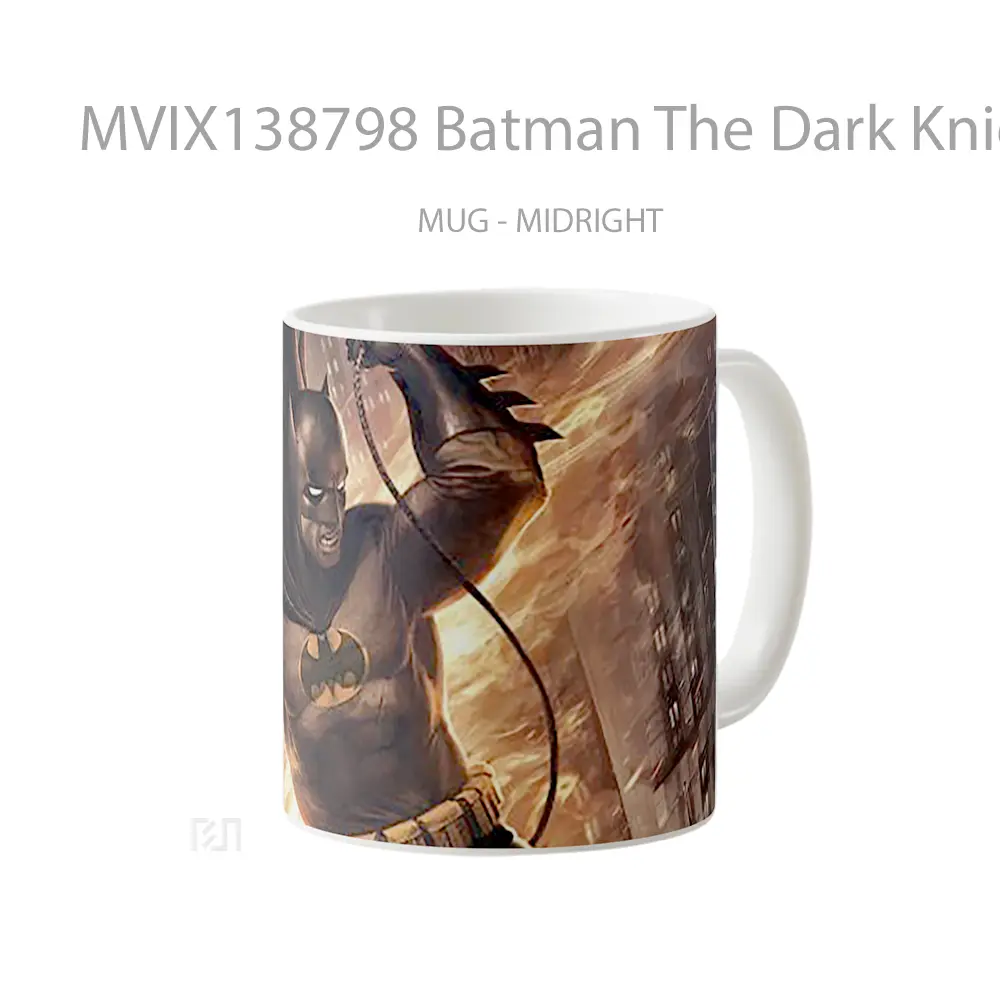 Mug Batman The Dark Knight Returns In City Gelas Superhero - All-side / Desain