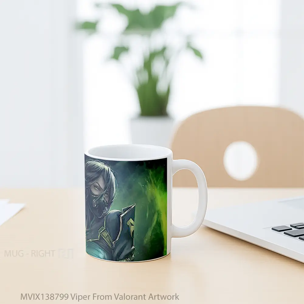 Mug Viper From Valorant Artwork Cangkir Gamer - All-side / Desain