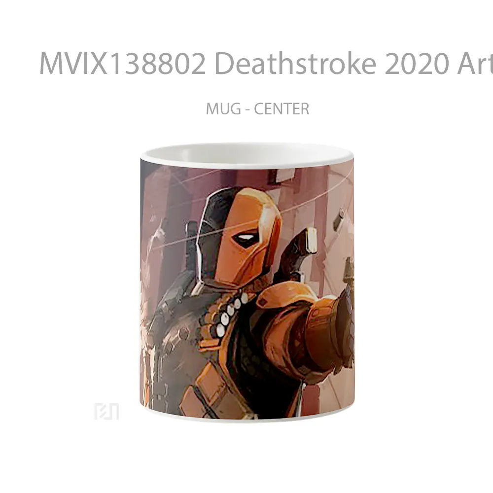 Mug Deathstroke 2020 Artwork Gelas Seni Modern