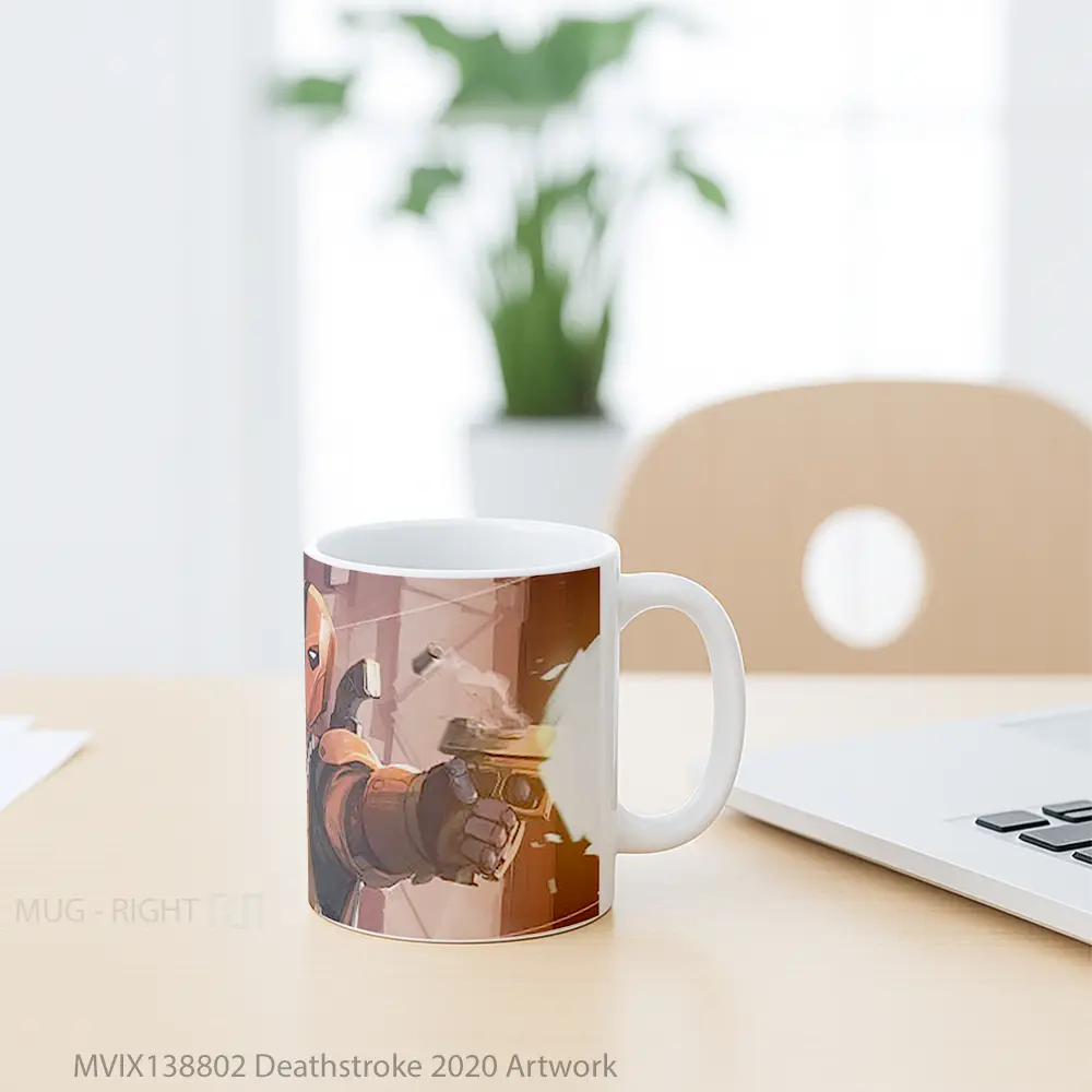 Mug Deathstroke 2020 Artwork Gelas Seni Modern - All-side / Desain