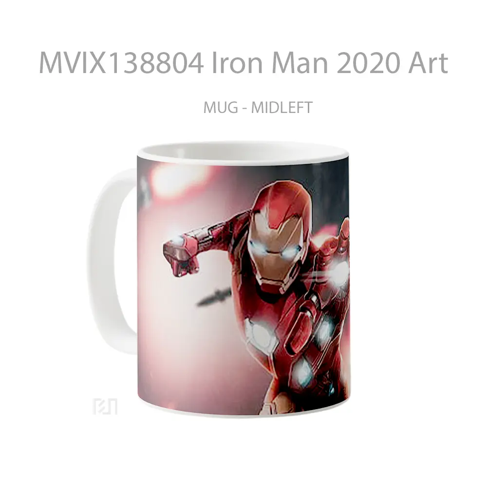 Mug Iron Man 2020 Art Gelas Superhero - All-side / Desain