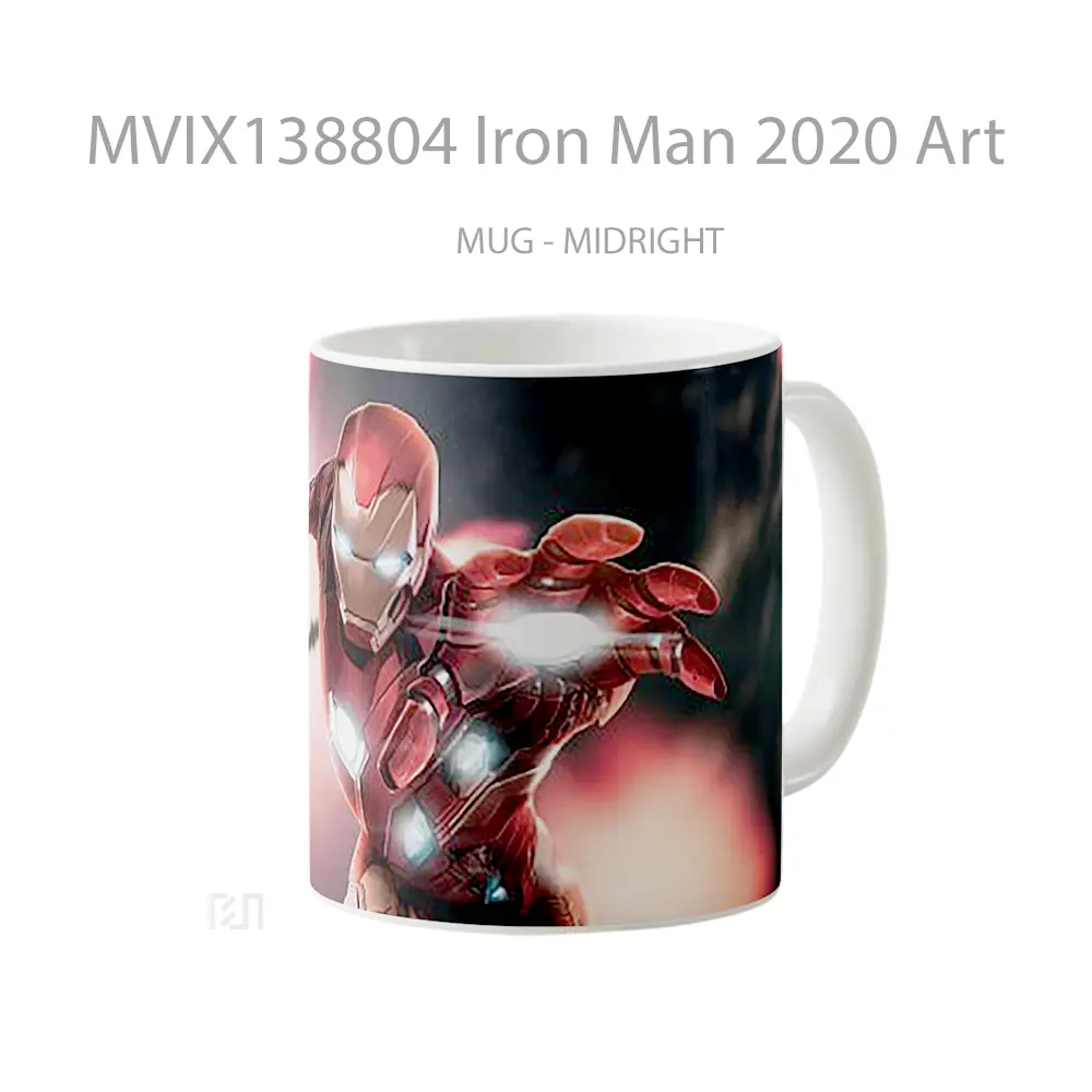 Mug Iron Man 2020 Art Gelas Superhero - All-side / Desain