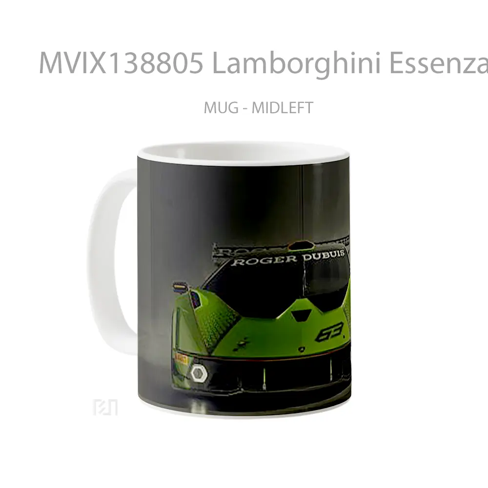 Mug Lamborghini Essenza Scv12 2020 Cangkir Mobil - All-side / Desain
