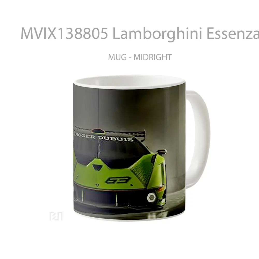 Mug Lamborghini Essenza Scv12 2020 Cangkir Mobil - All-side / Desain